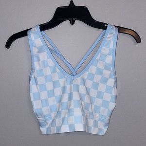 Blue&White Checkered Tanktop